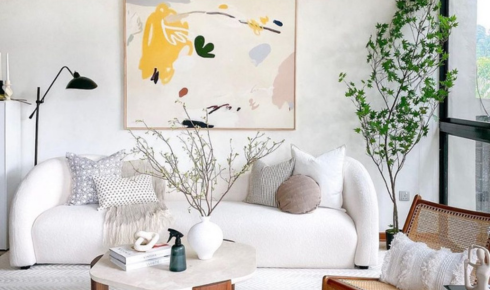 How can painting just one feature wall change the mood without repainting the whole room